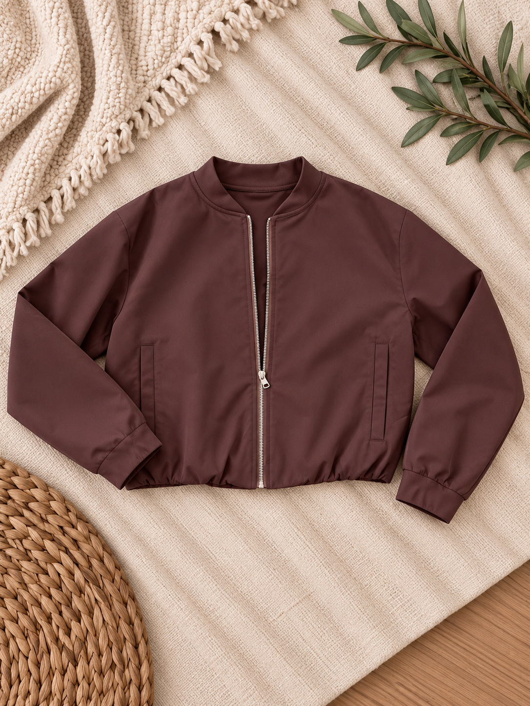 The Rowan Cropped Bomber