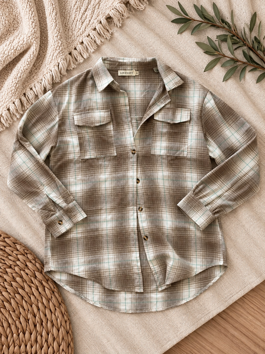The Coffee Plaid Overshirt