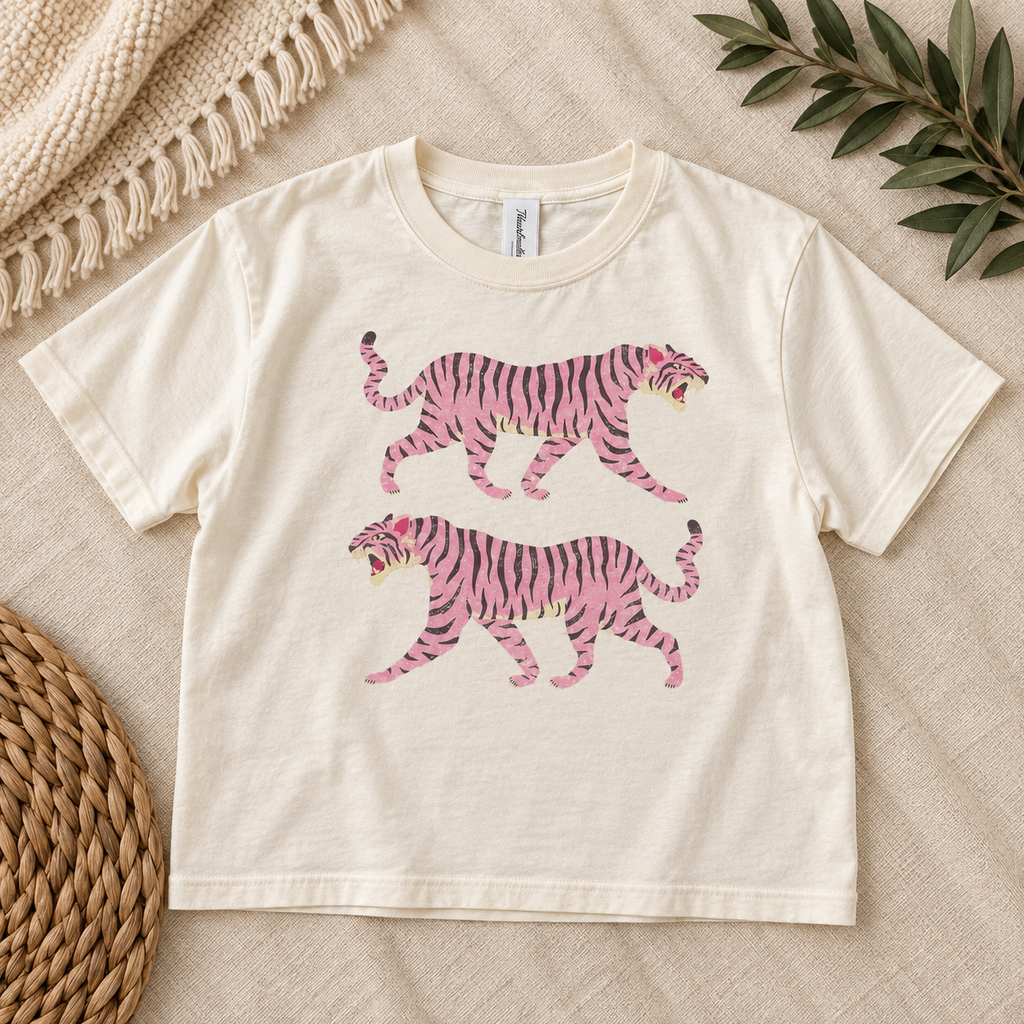 The Tigers Vintage Crop Tee
