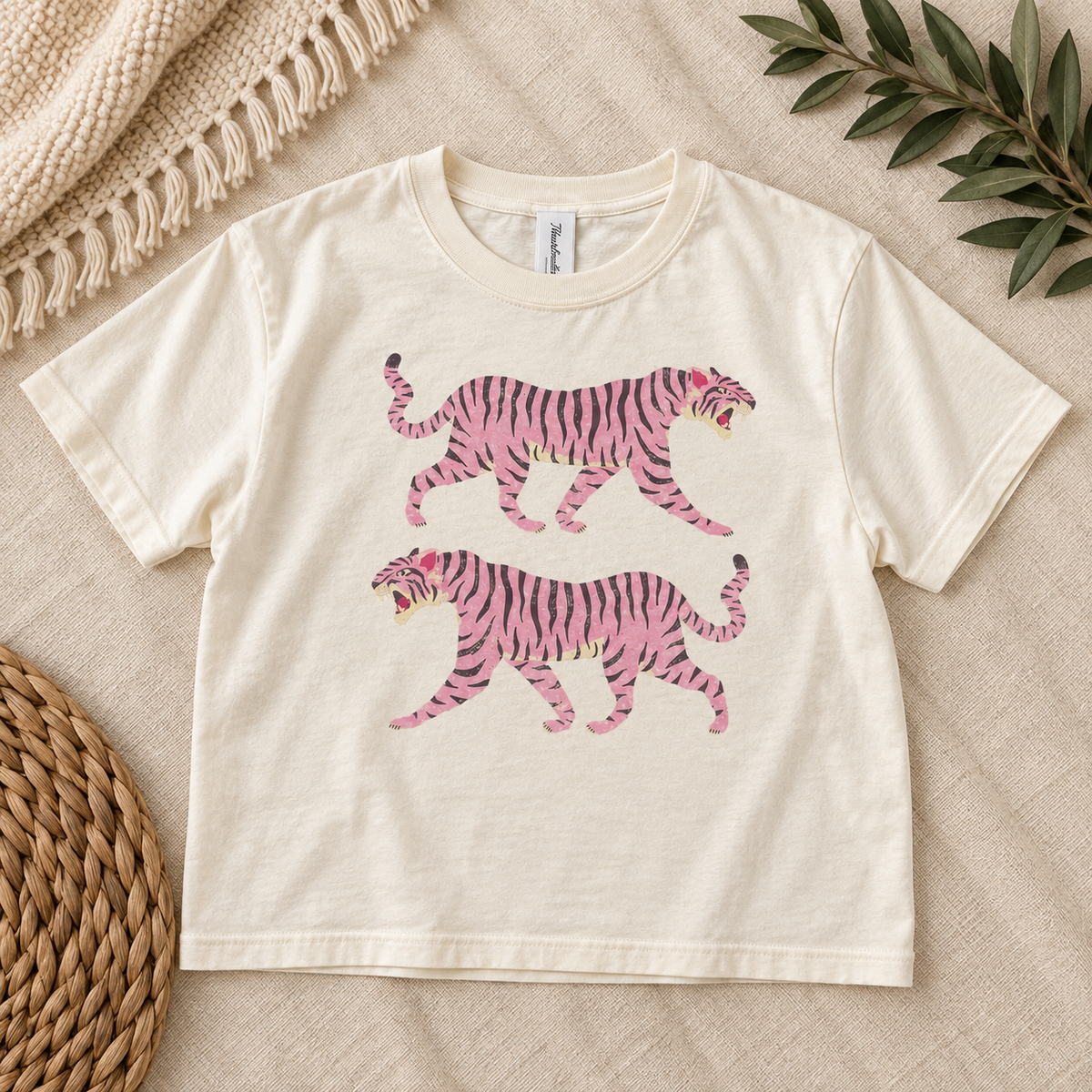 The Tigers Vintage Crop Tee