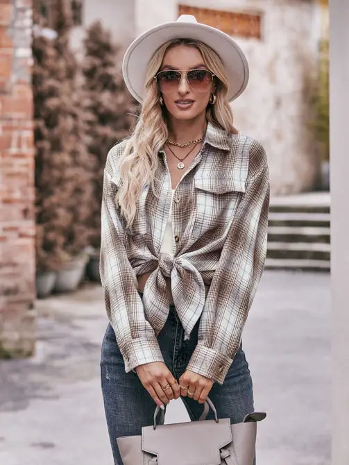 The Coffee Plaid Overshirt