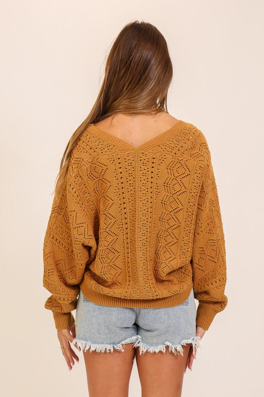 The Sienna Open-Knit Cardigan