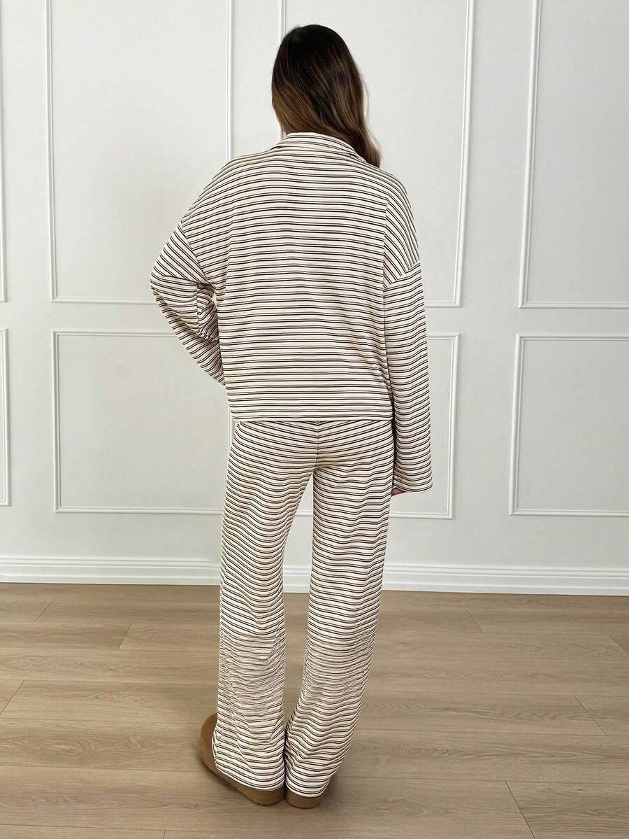 The Sunday Stripe Lounge Set